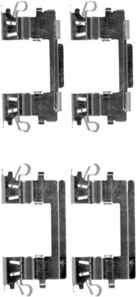 Textar Brake Pad Fitting Kit - 82516100
