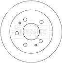 Borg & Beck Brake Disc Pair Part No -BBD4146
