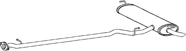 Klarius RN979L - Box With Tail Pipe  - Fits Renault Koleos 2.0dCi