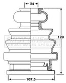 First Line Cv Joint Boot Kit Part No -FCB6204