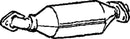 Klarius 311177 - Catalyst Type Approved  - Fits Opel Vectra 1.6i