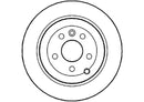 Disctech Brake Disc - Fits Land rover - ABD2956 - Rear Axle