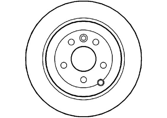 Disctech Brake Disc - Fits Land rover - ABD2956 - Rear Axle