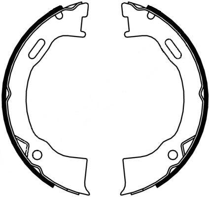 Mintex Brake Shoes fits -Ford Usa Jeep MFR674 (also fits other vehicles)