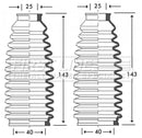 First Line Steering Gaiter Kit Part No -FSG3260