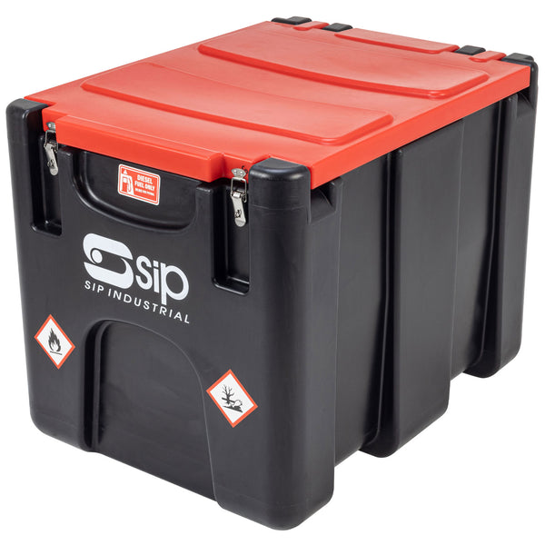 SIP 200ltr Portable Diesel Tank with High Flow 12v Transfer Pump