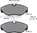 Textar Brake Pad Set - 2179701