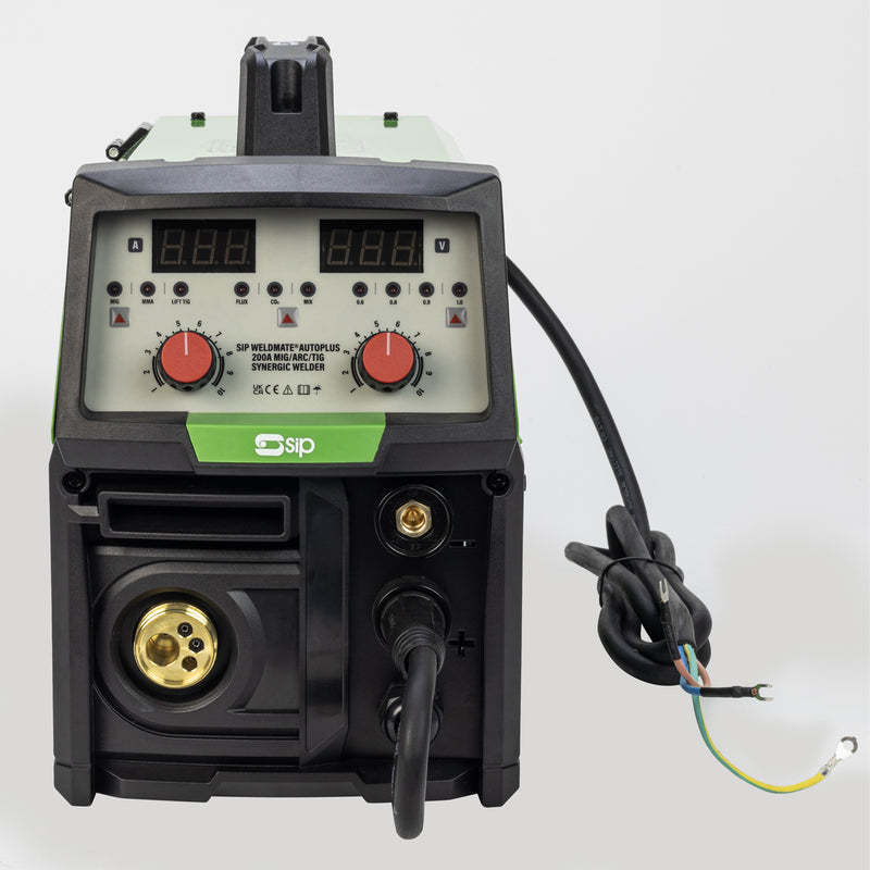 SIP WELDMATE® AUTOPLUS 200A MIG/ARC/TIG Synergic Welder with Cart Package