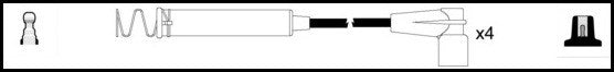 ElectroSpark Ignition Lead Set - OEK901