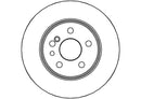 Disctech Brake Disc - Fits Mercedes-benz - ABD3528 - Rear Axle