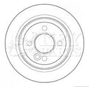 Key Parts Brake Disc Pair Part No -KBD4627