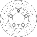 Disctech Brake Disc - Fits Porsche - ABD4005 - Front Axle Left