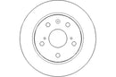 Disctech Brake Disc - Fits Bmw, Suzuki - ABD3339 - Rear Axle