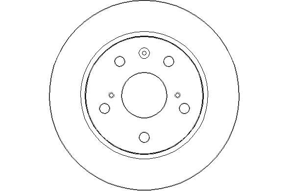Disctech Brake Disc - Fits Bmw, Suzuki - ABD3339 - Rear Axle