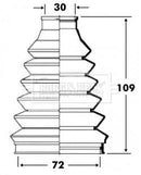 Borg & Beck Cv Joint Boot Kit Part No -BCB6074