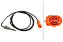 HELLA 6PT 010 376-881 Sensor, exhaust gas temperature - 2-pin connector