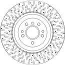 Disctech Brake Disc - Fits Mercedes-benz, Nissan - ABD3805 - Front Axle