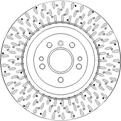 Disctech Brake Disc - Fits Mercedes-benz, Nissan - ABD3805 - Front Axle