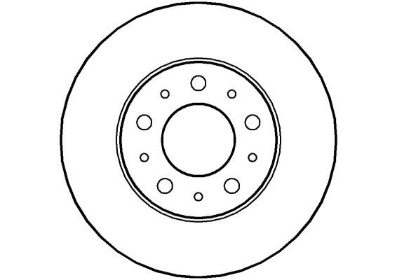 Disctech Brake Disc - Fits Volvo - ABD2683 - Front Axle