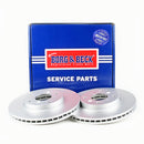 Borg & Beck Brake Disc Pair Part No -BBD4332