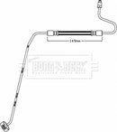 Borg & Beck Brake Hose - BBH8446