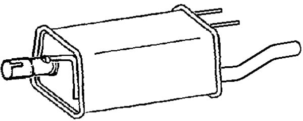 Klarius GM501P - Box With Tail Pipe