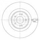 Borg & Beck Brake Disc Single Part No -BBD6100S