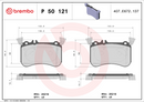 Brembo Brake Pad Set - P50121