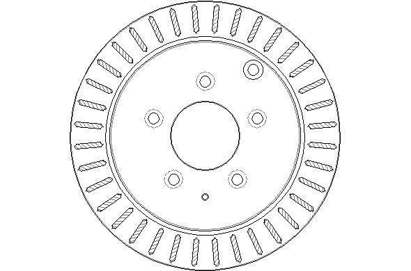 Disctech Brake Disc - Fits Bmw, Ford asia & oceania - ABD2980 - Rear Axle