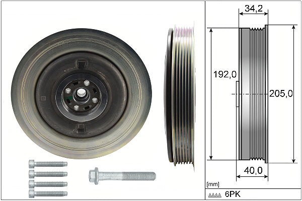 INA Belt Pulley Set Crankshaft Part No - 544050420