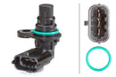 HELLA 6PU 013 122-221 Sensor, camshaft position - 3-pin connector - Bolted