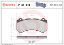 Brembo Brake Pad Set - P37018