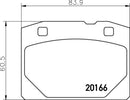 Mintex Brake Pad Set fits -Lada MDB1074 (also fits other vehicles)