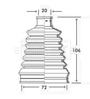 Borg & Beck Cv Joint Boot Kit Part No -BCB2317