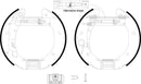 Mintex Brake Shoe Kits fits -Citroën Fiat MSP286 (also fits other vehicles)