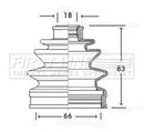 First Line Cv Joint Boot Kit Part No -FCB2243