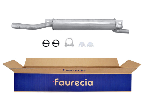 FAURECIA 8LD 366 027-041 Rear Muffler - Easy2Fit® Kit - fits BMW 3 Convertible (E46)