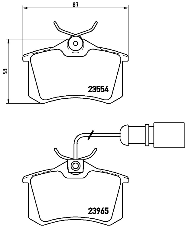 Brembo Brake Pad Set - P85058