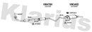 Klarius VW478H - Box With Centre Pipe  - Fits Volkswagen Golf 1.8
