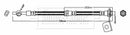 Borg & Beck Brake Hose Part No -BBH7796