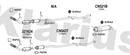 Klarius CN543T - Box With Centre Pipe  - Fits Citroen C5 1.8ie,2.0ie