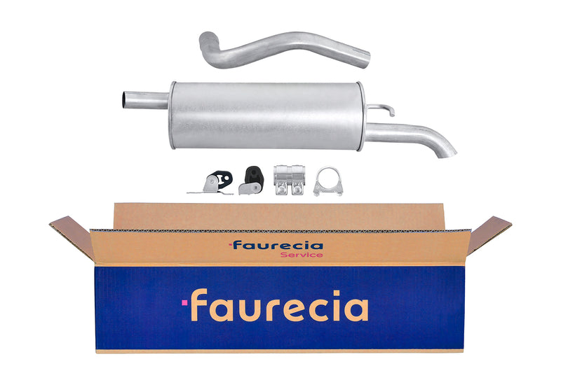 FAURECIA 8LD 366 035-451 Rear Muffler - Easy2Fit® Kit - fits SEAT IBIZA IV SC (6J1, 6P5)