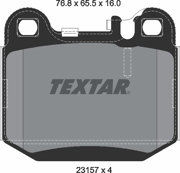 Textar Brake Pad Set - 2315702
