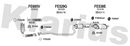 Klarius FE605V - Flexible Pipe  - Fits Ford Fiesta 1.25i
