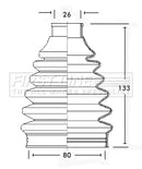 First Line CV Boot Kit  - FCB2224