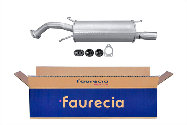 FAURECIA 8LD 366 032-361 Rear Muffler - Easy2Fit® Kit - fits PEUGEOT 206 SW