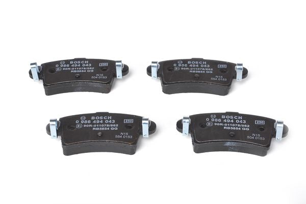Bosch Brake Pad Set Set Bp391 - 0986494043