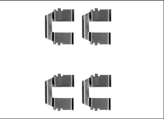 Mintex Brake Fitting Kit fits -Ford Seat VW MBA1232 (also fits other vehicles)