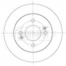 Borg & Beck Brake Disc Pair Part No -BBD5443