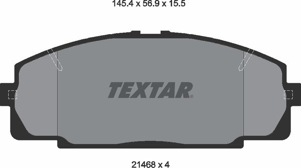 Toyota, Brake Pad Set - Textar 2146801